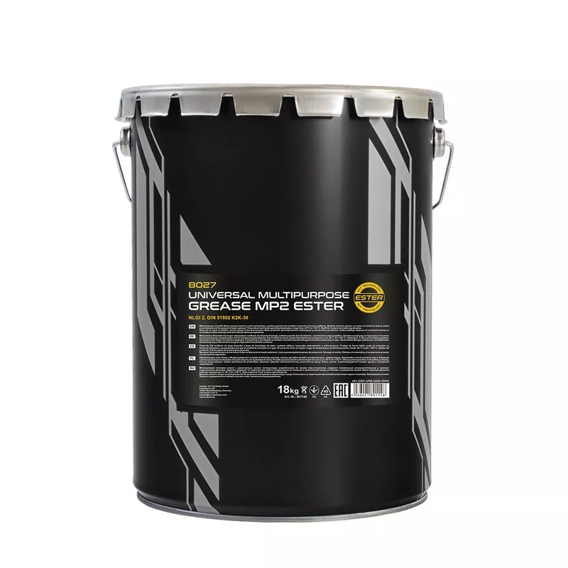 Смазка пластичная водостойкая MANNOL 8027 MP-2 Universal 18 кг